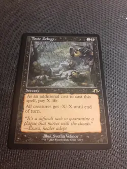 Toxic Deluge (Retro Frame) - Modern Horizons 3 - Magic: The Gathering MTG NM - Image 1