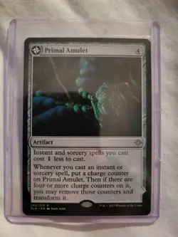 Magic: The Gathering -Mtg- Primal Amulet/Primal Wellsprimg - Ixalan RARE -N.Mint - Image 4