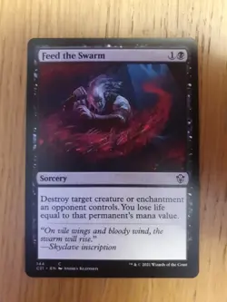 Mtg Feed The Swarm - Commander 2021 Strixhaven School Of Mages - Image 1