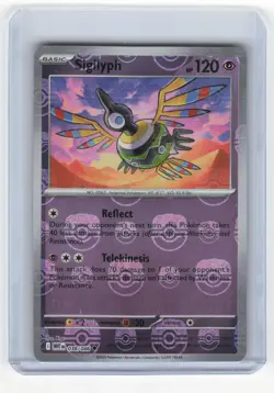 2025 Pokemon Sigilyph White Flare Uncommon Reverse Holo #38/86 Master Ball - Image 1