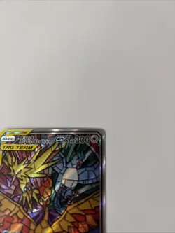 Pokemon TCG Stained Glass Bird Trio Moltres, Zapdos, Articuno (Promo SM210) NM - Image 4