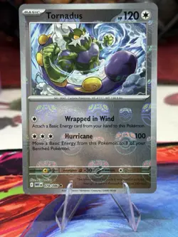 2025 Pokemon TCG SV White Flare 078/086 Tornadus MASTER BALL REVERSE HOLO - Image 1