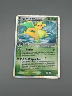 2006 Pokemon EX Dragon Frontiers Dragonite EX #91/101 Holo Rare Delta Species - Image 3