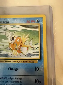 Pokemon TCG Magikarp Base Set French Magicarpe 35/102 1st Edition NM - Image 4