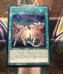 *** FUSION DESTINY *** ULTIMATE RARE OP18-EN003 YUGIOH! MINT/NM - Image 1