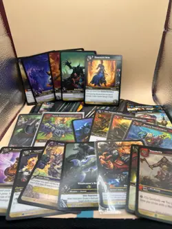 WoW TCG lot of 80 cards of world of Warcraft - Image 1
