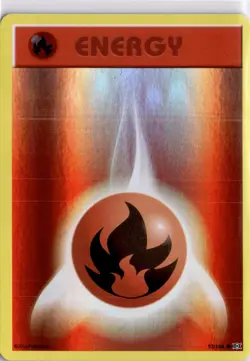 Pokemon TCG Fire Energy Holo Card 92/108 XY Evolutions Reverse Holo Trading Card - Image 1