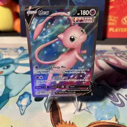 Mew V 250/264 Pokemon Fusion Strike Holo Full Art Card NM - Image 1