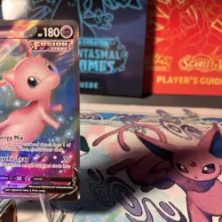 Mew V 250/264 Pokemon Fusion Strike Holo Full Art Card NM - Image 4