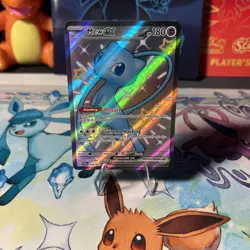 Pokemon Mew EX TCG Full Art Holo Shiny Rare Card 216/091 Sv: Paldean Fates - Image 1