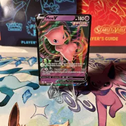 Pokemon Card Mew V Fusion Strike 113/264 Holo Ultra Rare Near Mint - Image 1