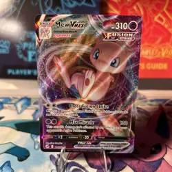 NEAR MINT! Mew VMAX (114/264) Fusion Strike Full Art Ultra Rare Pokemon Card! - Image 1