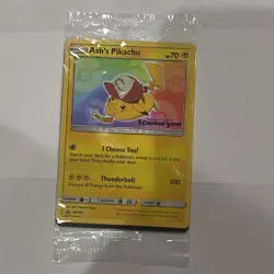 Pokemon Ash's Pikachu Promo Pack 2017 English Standard Card Ultra Sun Ultra Moon - Image 1