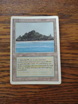 Tropical Island MTG Revised / 3rd Edition Edition Lightly Played - Image 1