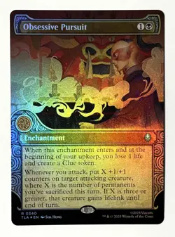 Obsessive Pursuit - Showcase FOIL - MTG Avatar - TLA 340 - Image 1
