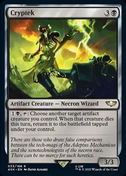 Mint/Near-Mint, English - 4 x MTG Cryptek Commander: Universe Beyond: 40,000 - Image 1