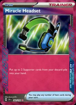 Miracle Headset - ACE SPEC - Surging Sparks 183/191 - MINT - Pokemon - Image 1