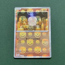 Pokemon | Litwick Master Ball 016/086 Masterball Holo White Flare English | NM - Image 1