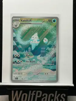 2025 Pokemon Sv: White Flare - Vanillish 112/086 Illustration Rare Holo - Image 1