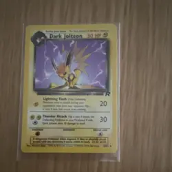 Pokemon TCG Wizards Dark Jolteon Team Rocket 38/82 Rare 50 HP Unlimited Regular - Image 1
