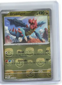 2025 Pokemon—Druddigon #71/86 S&V White Flare—Uncommon RH (Master Ball ) - Image 1