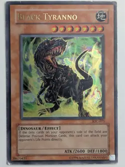 Schwarzer Tyranno IOC-075 Ultra Rare Englisch Poor YUGIOH - Image 1
