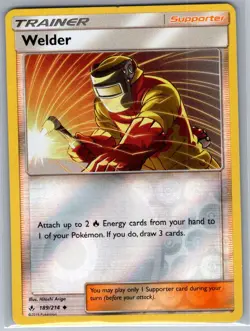Welder 189/214 Reverse Holo SM - Unbroken Bonds - Pokemon Card - NM - Image 1