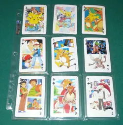 POKEMON - POCKET MONSTERS PLAYING CARDS FULL NEAR MINT SET VARIOUS CHARIZARD MEW - Image 2