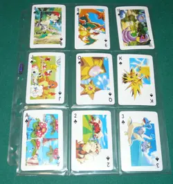 POKEMON - POCKET MONSTERS PLAYING CARDS FULL NEAR MINT SET VARIOUS CHARIZARD MEW - Image 3