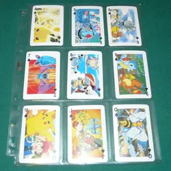 POKEMON - POCKET MONSTERS PLAYING CARDS FULL NEAR MINT SET VARIOUS CHARIZARD MEW - Image 4