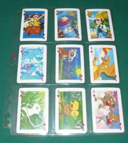 POKEMON - POCKET MONSTERS PLAYING CARDS FULL NEAR MINT SET VARIOUS CHARIZARD MEW - Image 5