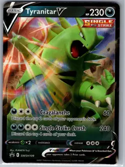 Tyranitar V - SWSH109 SWSH: Sword & Shield Promo Cards - Pokemon Card - NM - Image 1