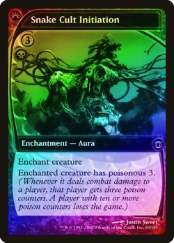 Snake Cult Initiation FOIL Future Sight NM Black Uncommon MAGIC CARD ABUGames - Image 1