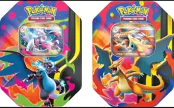 Pokemon TCG - Mega Charizard ex Tin PRESALE!! 1 Random TIN - Image 1
