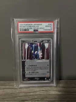 Pokemon 2004 JPN Rocket’s Easel Ex RCKT.T.G.SKS.BK 1st Ed-Holo PSA 10 Pop 90 - Image 1
