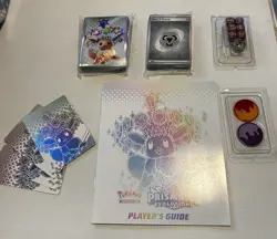 (Read)Pokemon TCG Prismatic Evolution ETB - Guild Coin Dice Sleeves Dividers Etc - Image 1