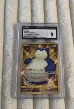 2021 Pokemon Snorlax Chilling Reign Hold Holo CGC 9 - Image 1