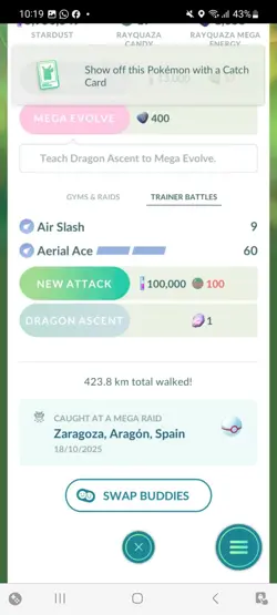 Pokemon Go Legendary Shiny Rayquaza (High Cp ) - Image 2