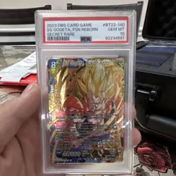 Dragon Ball Super Card Game SS Gogeta Fusion Reborn Secret Rare BT22-140 PSA 10 - Image 1