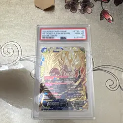 Dragon Ball Super Card Game SS Gogeta Fusion Reborn Secret Rare BT22-140 PSA 10 - Image 3