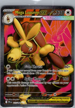 Mega Lopunny ex 115/094 ME02: Phantasmal Flames - Pokemon Card - NM - Image 1