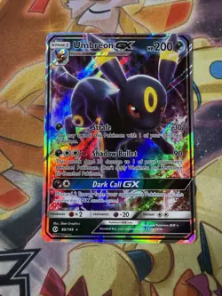 Umbreon GX SM Base Set #80 (2017) Ultra Rare Holo NM Pokemon - Image 1