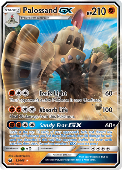 Palossand-GX 82/168 Rare Holo GX | Celestial Storm | Pokemon Card - Image 1