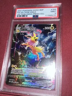 Pokemon TCG 2021 PSA 9 Jolteon Vmax Premium Collection - Image 1