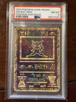 Pokemon Promo Ancient Mew Pokemon 2000 Holo PSA 8 - Image 1