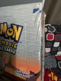 Topps 1999 Pokemon The First Movie Booster Box Blue Logo - Sealed 752 "rainbow" - Image 2