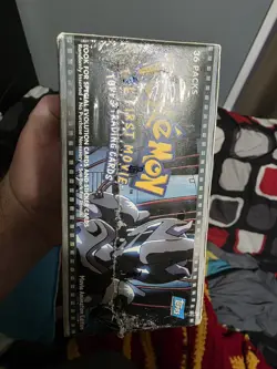 Topps 1999 Pokemon The First Movie Booster Box Blue Logo - Sealed 752 "rainbow" - Image 5