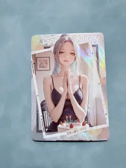 Vivi Thick Foil Border Card Longkashe One Piece Waifu Goddess Story - Image 1