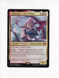 MAGIC THE GATHERING MTG FINAL FANTASY LIGHTNING, ARMY OF ONE (X) - Image 1