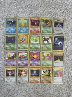 Pokemon TCG Team Rocket Bundle 20 Cards No Duplicates Vintage WOTC - Image 1